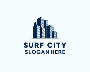 Blue City Building logo design