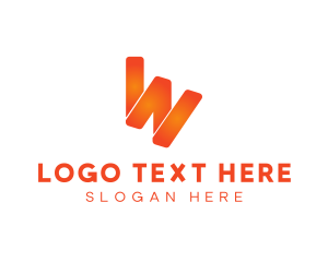 Generic Tech Letter W logo design