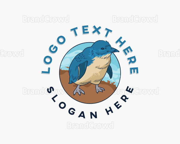 Little Penguin Bird Logo