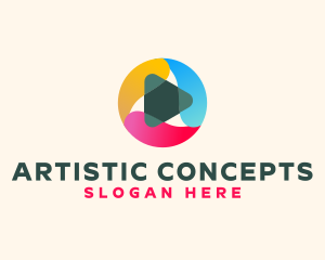 Abstract - Abstract Media Play logo design