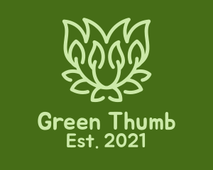 Green Bush Garden logo design