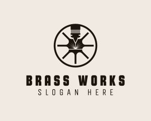 CNC Laser Machinery logo design