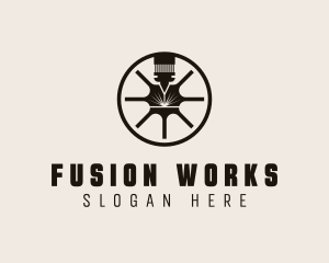 CNC Laser Machinery logo design