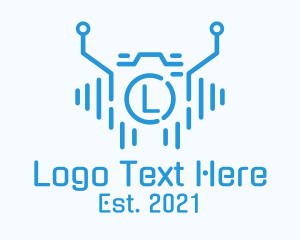 Cam - Digital Tech Camera logo design