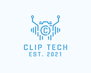 Digital Tech Camera logo design