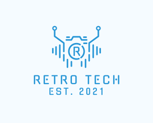 Digital Tech Camera logo design