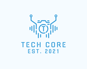 Digital Tech Camera logo design