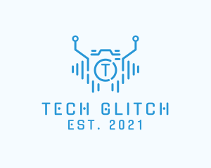 Digital Tech Camera logo design