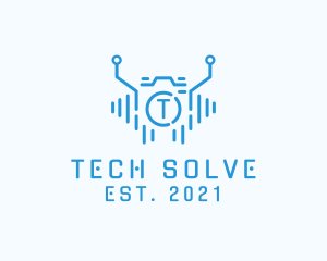 Digital Tech Camera logo design