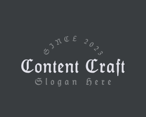 Gothic Craft Company logo design