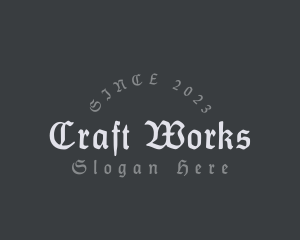 Gothic Craft Company logo design