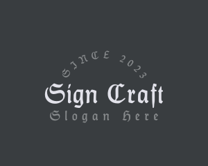 Gothic Craft Company logo design