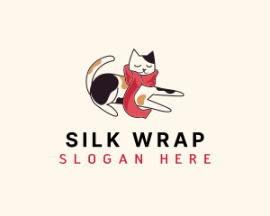 Scarf - Pet Cat Scarf logo design