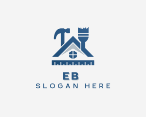 Construction - Home Renovation Tools logo design