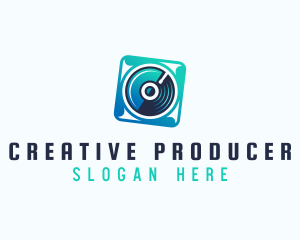 Producer - Dj Disc Music logo design