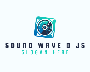 Dj - Dj Disc Music logo design