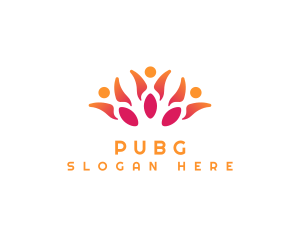 Support - Human Crowd Community logo design