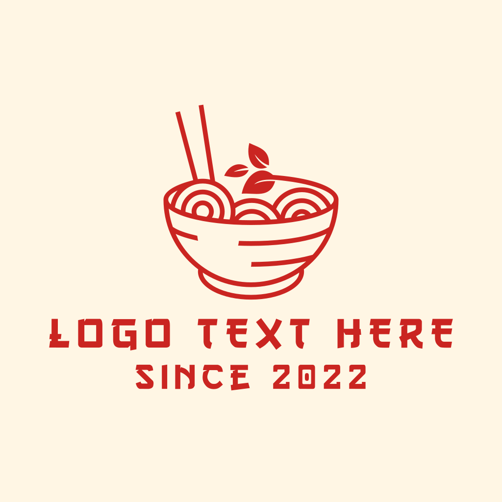 Vegan Ramen Bowl Logo | BrandCrowd Logo Maker