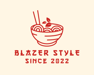 Vegan Ramen Bowl logo design