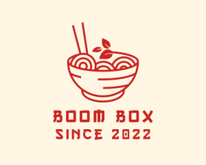 Vegan Ramen Bowl logo design