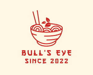 Vegan Ramen Bowl logo design