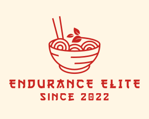 Vegan Ramen Bowl logo design