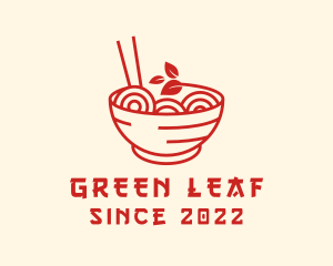 Vegan - Vegan Ramen Bowl logo design