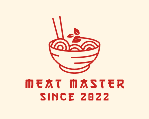 Vegan Ramen Bowl logo design