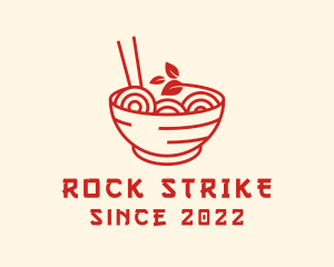 Vegan Ramen Bowl logo design