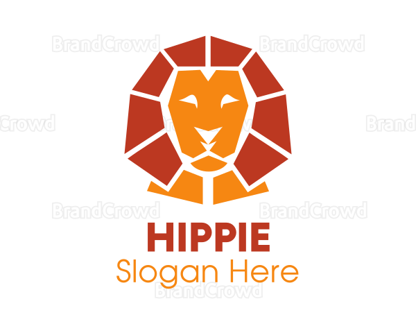 Lion Sphinx Bust Logo