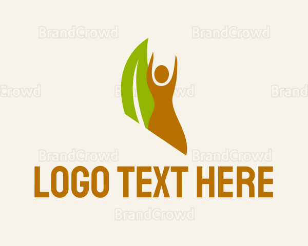 Herbal Nutrition Leaves Logo