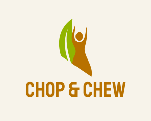 Herbal Nutrition Leaves  Logo