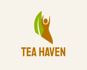 Herbal Nutrition Leaves  logo design