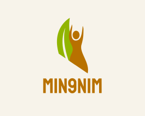 Farmer - Herbal Nutrition Leaves logo design