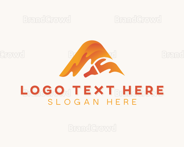 Painter Refurbish Letter A Logo