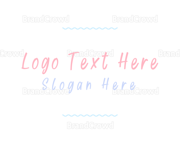 Playful Handwritten Wordmark Logo