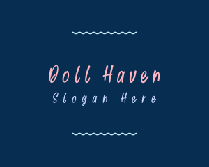 Doll - Playful Handwritten Kindergarten logo design