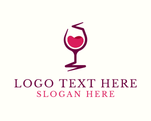 Vineyard - Wine Liquor Goblet logo design