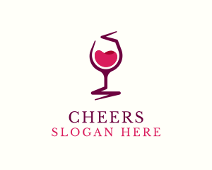 Wine Liquor Goblet Logo