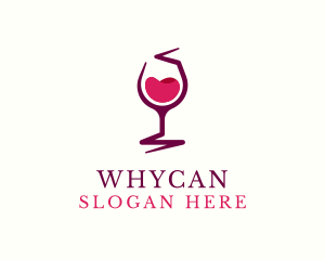 Wine Liquor Goblet Logo