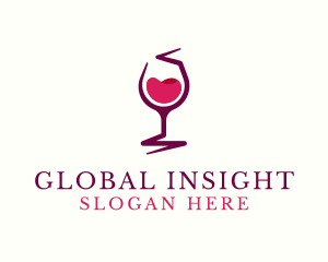 Drinking - Wine Liquor Goblet logo design