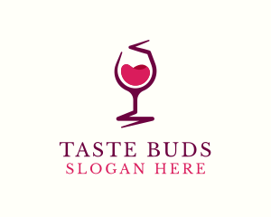 Wine Liquor Goblet logo design