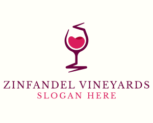 Wine Liquor Goblet logo design