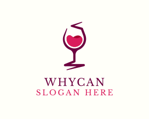 Grape Vine - Wine Liquor Goblet logo design