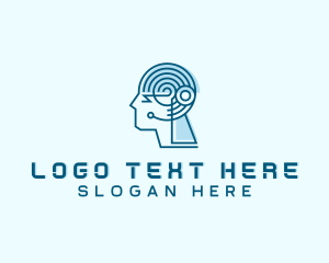 Telecom - Human Cyber Technology logo design