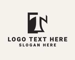 Letter T - Home Builder Contractor logo design