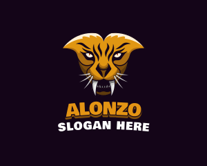 Tiger Animal Gaming logo design