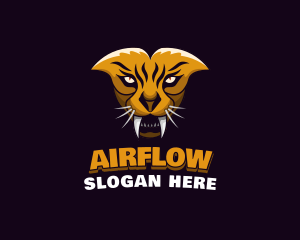 Tiger Animal Gaming logo design