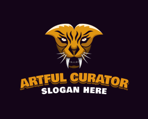 Tiger Animal Gaming logo design