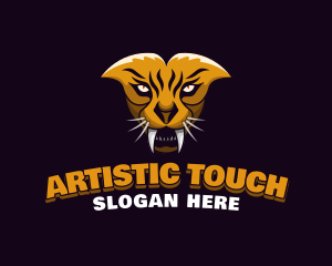 Tiger Animal Gaming logo design